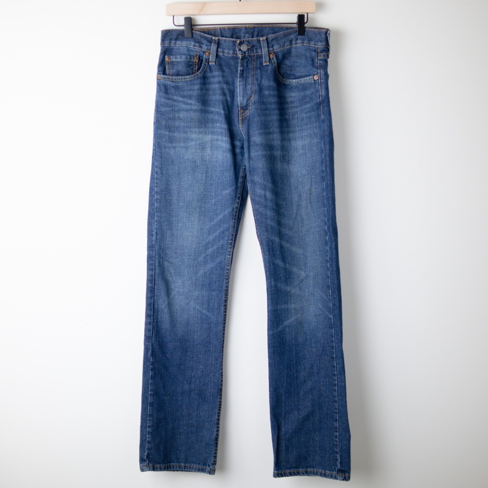 Levi's 527 Slim Bootcut Jeans Mens 30x32 Blue‎ Medium Wash 100% Cotton Denim